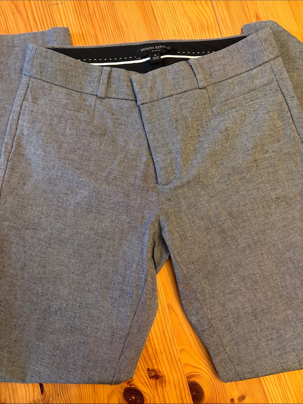 Banana Republic Light Gray Tailored Shorts